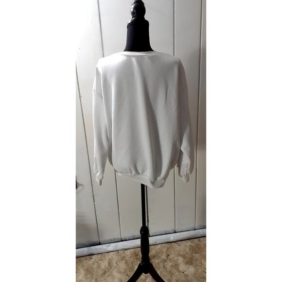 Shein Sweater  Size S White 100% Polyester Pretty Girl   #279 - Picture 2 of 6